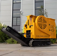 Concasseur à mâchoires portable HIGHTOP Mini à prix abordable avec moteur AC et roulement, production de 2-4 tonnes, concasseur de roche HTJC135