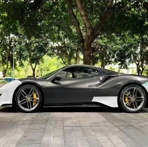 Para <span class=keywords><strong>Ferrari</strong></span> <span class=keywords><strong>488GTB</strong></span>/Spider Modificado Pista grande que rodea la barra delantera falda trasera cubierta trasera - Product Image 3