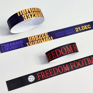 Pulsera de Seguridad Personalizada de Papel Sintético Tyvek, Resistente al Agua, a los Rayos UV y a Desgarros, con Código de Barras y Código de Identificación para Admisión a Festivales - Product Image 2