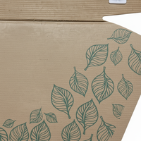 Kemasan Bunga Ramah Lingkungan dari Kertas Kraft dengan Gantungan, Tas Kemasan Bunga untuk Pembungkus Hadiah Florist