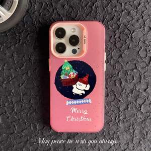 <span class=keywords><strong>Coque</strong></span> de téléphone en TPU antichoc créative de Noël avec bonhomme de neige, adaptée aux <span class=keywords><strong>iPhone</strong></span> 8 X Xr Xs <span class=keywords><strong>11</strong></span> 12 13 14 15 16 17 <span class=keywords><strong>Pro</strong></span> <span class=keywords><strong>Max</strong></span> - Product Image 3