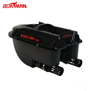 Bateau télécommandé Boatman Vulcan Mini PRO pour lancer d'appâts, 3H d'autonomie, haute vitesse, portée 500M, conduite automatique, retour automatique, faible consommation de batterie, étanche IPX7, sonar GPS - Product Image 2