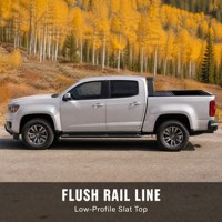 Couverture de benne rigide pliable en trois parties pour Toyota Tacoma Hilux, en aluminium, étanche, OEM ODM