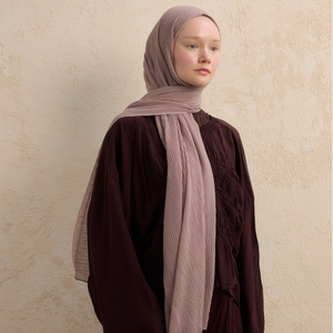 Premium Color Blocking Print Long <b>Modal</b> Crinkle Lightweight Scarf Soft Breathable <b>Hijab</b> Multifunction Ladies' Special Occasions - Product Image 3