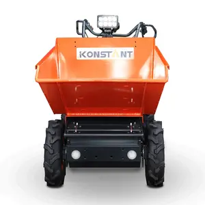 Giá rẻ vườn mini điện mini Dumper bốn-bánh xe điện barrow Dumper xe cút kít Buggy bê tông vườn 2*800 Wát 300kgs đĩa