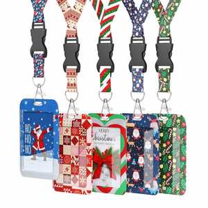 Uv High Quality Custom Holiday Gift Lanyard for Business and Students Christmas Cards - Product Image 3