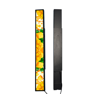 スーパーマーケット超ワイドストリップ棚エッジ広告デジタルサイネージモニタータイプストレッチバー液晶ディスプレイ画面 - Product Image 4