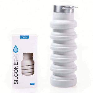 Silicone Material Reusable Water Bottle for Adults, Direct Drinking Water Bottle - Product Image 1