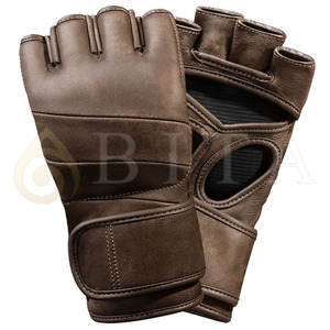 Gants d'entraînement MMA sur mesure avec sangle de poignet réglable, demi-doigts, imperméables et respirants, ajustement confortable - Product Image 3
