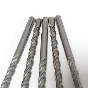SDS PLUSドリルビットセットダブルフルートフラットチップとクロスチップコンクリートと壁の直径5〜14mmの掘削に使用 - Product Image 4