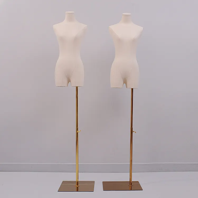 fashion realistic adjustable plastic dress form women standing mannequin
