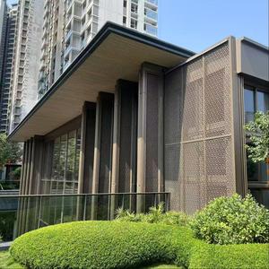 Custom Thick <b>Plate</b> Embossed Copper Aluminum Panel Curtain <b>Wall</b> <b>Decorative</b> Metal Cladding <b>For</b> Building Facade - Product Image 1