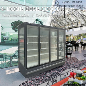 <span class=keywords><strong>ตู้</strong></span>โชว์กระจก4<span class=keywords><strong>ประตู</strong></span><span class=keywords><strong>อุณหภูมิ</strong></span>เดียวเครื่องดื่มเบียร์เย็นๆระบายความร้อนด้วยอากาศสำหรับบาร์แบบพกพา - Product Image 2