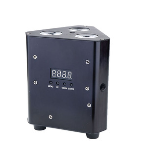 <span class=keywords><strong>9W</strong></span> RGB nhỏ gọn dẫn uplights với DMX512 kiểm soát pin-Powered tam giác giàn cho tiệc cưới Buffet & bên Par ánh sáng hiển thị - Product Image 1