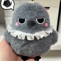 Pendentif de sac et porte-clés en peluche personnalisé, modèle Love and Deep Space Surrounding Qin Che Crow Good Qi Little Doll, 10 cm, rembourré en coton PP