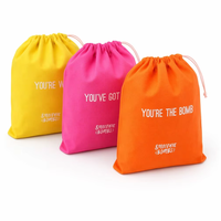Sac de rangement en toile douce réutilisable en lin naturel et coton biologique avec cordon de serrage, protège-vêtements