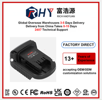 Konverter Adaptor Baterai Lithium Universal MAK 18V untuk Peralatan Listrik Tanpa Kabel, Adaptor Baterai Pengganti, Kompatibilitas Tinggi