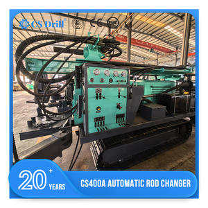 Plataforma de Perforación de Pozos de Agua CSdrill CS400A de 91kW, Impulsada por Diésel, con Cambiador de Varillas Automático, Profundidad Máxima de 400m, Diámetro de Perforación de 105-400mm - Product Image 1