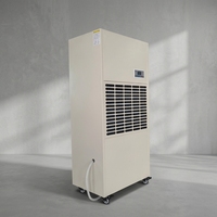 Nouveau déshumidificateur industriel efficace de 240 L à poser au sol, sécheur d'air commercial avec affichage numérique pour la restauration des dommages causés par l'eau et les sous-sols