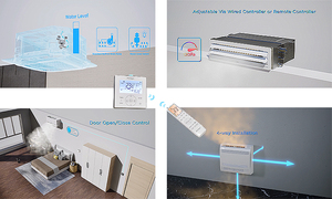 Climatiseur Multi-Split Intelligent Chaud/Froid R410a 50/60Hz 27000 Btu Cassette Huit Voies Large Gamme - Product Image 3