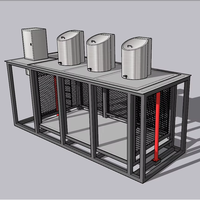 Système automatique de tri et de collecte des déchets enterré pour station de traitement des ordures