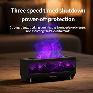 Pelembab udara Aromaterapi dekorasi rumah, kabut lembut & lampu Multi Warna - Product Image 5