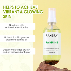<span class=keywords><strong>Olio</strong></span> Corpo Idratante al <span class=keywords><strong>Gelsomino</strong></span> Naturale Pressato a Freddo 120ml Colore Giallo Chiaro Vitamina E Etichetta Privata Cura della Pelle Anti-invecchiamento - Product Image 2