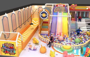 Équipement de terrain de jeux intérieur sur mesure <span class=keywords><strong>gratuit</strong></span> pour enfants, parc d'attractions en plastique souple commercial pour centre commercial - Product Image 4