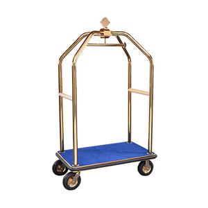 Carrello Portabagagli EASTON a Quattro Ruote per Hotel, Resistente, Stile Gabbia per Uccelli, con Capacità di 200 KG in Acciaio Inox e Ruote Orientabili - Product Image 3