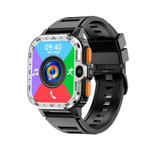 Hi-Q PGD 4G Smartwatch กล้องคู่ GPS นําทางเครื่องเล่นเพลงฟิตเนส Tracker TFT WIFI PGD ซิมการ์ดสมาร์ทนาฬิกา