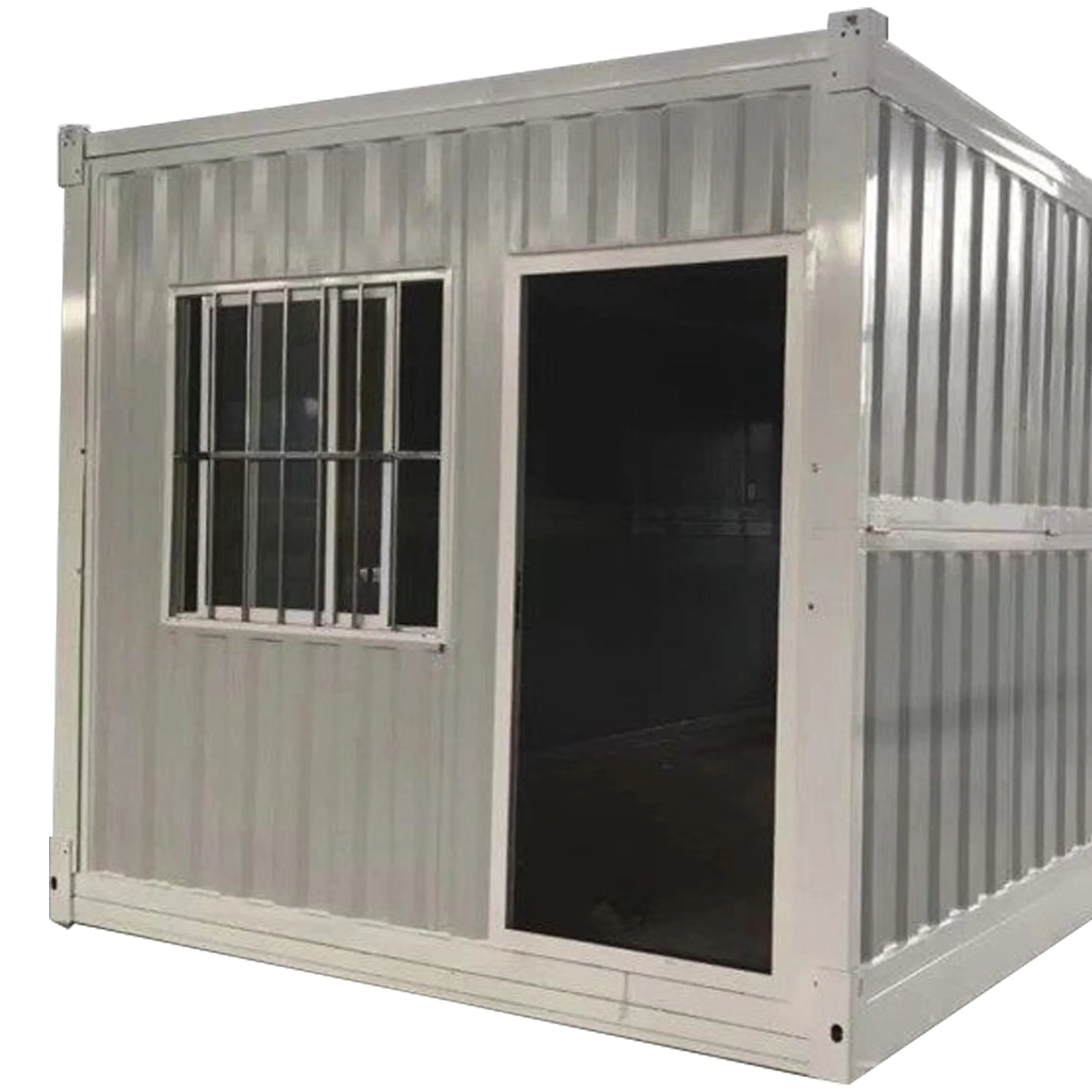 Huasha Home Cheap Quick Assembled Container Mobile Sale Light Fire Customized Steel PVC Box Wall Window House Office Sentry Roof