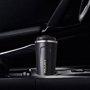 Custom logo 12oz 17oz Insulated Travel Coffee Mug Spill Proof Leak Proof Stainless Steel <b>Reusable</b> Coffee Tumbler <b>Cups</b> with Lid - Product Image 5