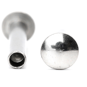 10 pièces/sac Rivets semi-tubulaires ronds en acier inoxydable 304 de haute qualité M5 M6 GB873 Grade A2-70 Nindejin - Product Image 1