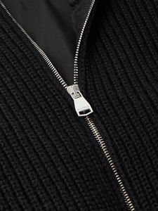 <span class=keywords><strong>Cardigan</strong></span> Invernale da Uomo 2025 in Misto Lana/Acrilico <span class=keywords><strong>con</strong></span> Zip e Collo Alto - Product Image 5