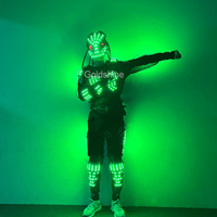 Costume de robot LED pour spectacles sur scène, cosplay, costume adulte, nouveauté, anniversaire, Nouvel An, spectacles de salle de bal, soirée en club pour hommes