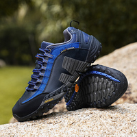Sepatu Hiking Kulit Anti Air & Anti Selip untuk Pria & Wanita dengan Sol Karet untuk Musim Gugur/Dingin, Aktivitas Luar Ruangan, Santai, Perjalanan, dan Olahraga