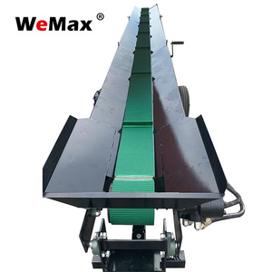 Yakacak odun konveyörleri için 6.5 hp benzinli Powered 150mm bant yükleme ve boşaltma için Log/ahşap - Product Image 3