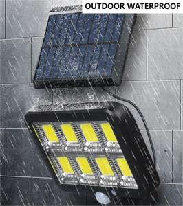 庭の壁ライトガレージセキュリティヤードランプ,モーションセンサー充電式ソーラーガーデンランプ屋外防水 - Product Image 4