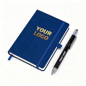 Custom Colorful Logo Printed Notebook With Strap Notebook for School Bank Hotel Record Business Promo Gift Notebook Wholesale - Product Image 1