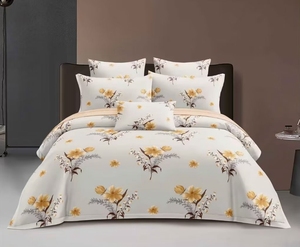 Nhà máy Trung Quốc tấm ga trải giường 3PCs/4pcs/ 6pcs thiết lập cho phòng ngủ gia đình duy nhất Đôi Ba chỗ ngồi kích thước - Product Image 1