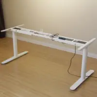 Listrik Tinggi Adjustable Meja Bingkai dengan Ekstensi Kaki