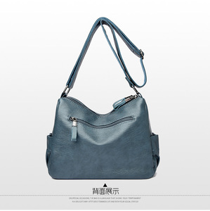 Nuevo Bolso de Mano Casual para Mujer, de Cuero PU Suave, de Alta Calidad, con Múltiples Bolsillos, Bandolera, Color Sólido, Bolso Mensajero para Dama - Product Image 4
