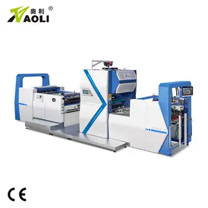 Factory direct deal automatic vertical glue and thermal large size laminating machine