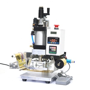 Machine de marquage à chaud pneumatique pour cuir, bois, papier, plastique – Estampage à chaud de logos - Product Image 1