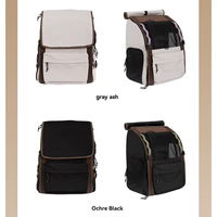 Sac à dos de transport portable pour chat et chien, structure de soutien en forme de L, porte-animaux à ouverture frontale complète, base robuste, sac de randonnée extérieur