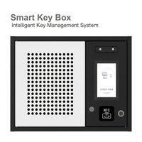 Armoire à clés intelligente à 5 emplacements, coffre-fort de gestion électronique des clés RFID, système de contrôle des clés mural NFC, empreinte digitale, reconnaissance faciale, résistant au froid