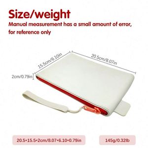 Silicone Zipper Fashion Unisex Solid Color Coin Purse <b>Wrist</b> <b>Strap</b>-Eco-Friendly Water Resistant Durable High Quality Portable - Product Image 3