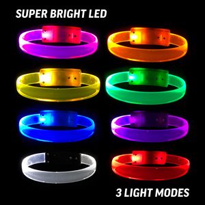 กำไลข้อมือ LED สั่งทำพร้อมโลโก้ สำหรับงานปาร์ตี้ คอนเสิร์ต ของขวัญส่งเสริมการขาย ของที่ระลึกแบรนด์ดัง จำหน่ายราคาส่ง - Product Image 3