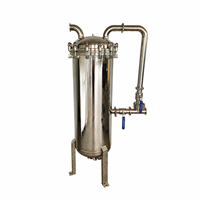 Nouveau filtre industriel DN200 en acier inoxydable à auto-nettoyage par contre-courant pour conduites d'eau