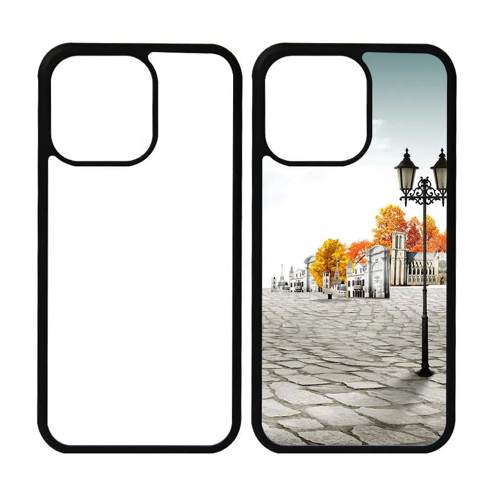 Wholesale 2D TPU With Aluminum Sublimation For Iphone 13 Pro Phone Cases Personalized Sublimation Blanks Phone Cases